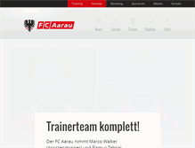 Tablet Screenshot of fcaarau.ch